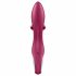 Satisfyer Embrace Me - uzlādējams klitora vibrators ar rokturi (sarkans) 