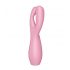 Satisfyer Threesome 3 - akumulatora klitora vibrators (sārtais) 