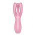 Satisfyer Threesome 3 - akumulatora klitora vibrators (sārtais) 