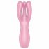 Satisfyer Threesome 3 - akumulatora klitora vibrators (rozā)