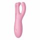 Satisfyer Threesome 4 - gudrais klitora vibrators (rozā) 