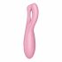 Satisfyer Threesome 4 - gudrais klitora vibrators (rozā) 