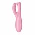 Satisfyer Threesome 4 - gudrais klitora vibrators (rozā) 