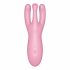 Satisfyer Threesome 4 - gudrais klitora vibrators (rozā) 