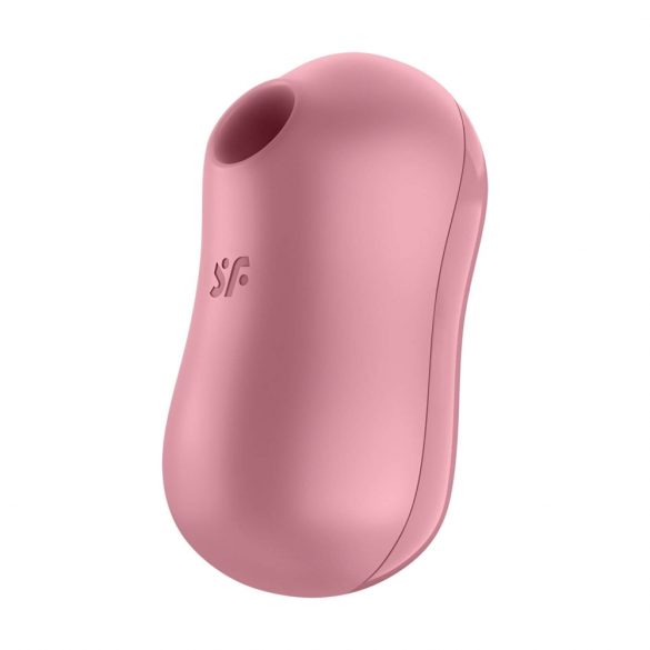 Satisfyer Cotton Candy - uzlādējams gaisa viļņu klitora vibrators (koraļļu krāsā) 