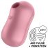 Satisfyer Cotton Candy - uzlādējamais gaisa viļņu klitora vibrators (koraļļu)