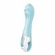 Satisfyer Air Pump Vibrator 5 - inteliģentais pumpējams vibrators (zils) 