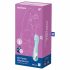 Satisfyer Air Pump Vibrator 5 - inteliģentais pumpējams vibrators (zils) 