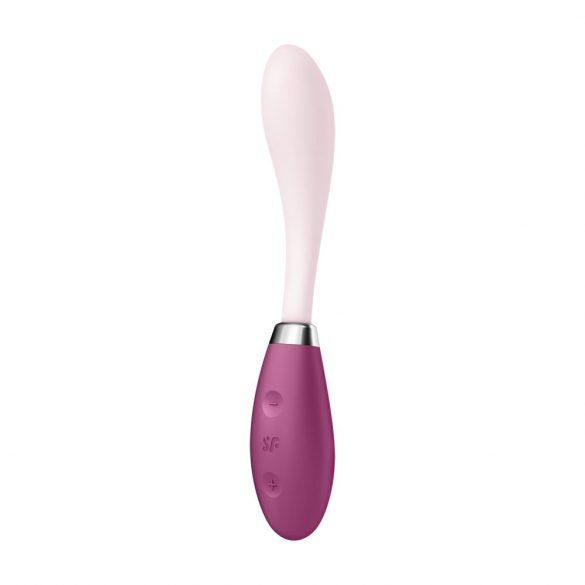 Satisfyer G-Spot Flex 3 - akumulatora G-punkta vibrators (rozā-bordo) 