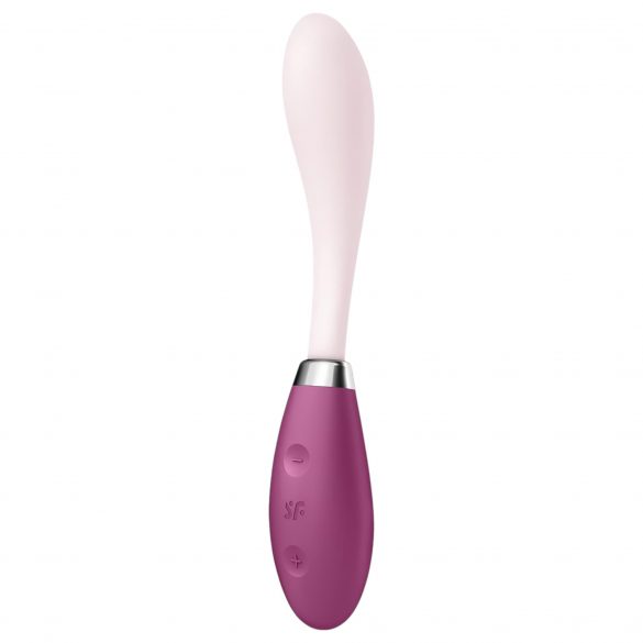 Satisfyer G-Spot Flex 3 - akumulatora G-punkta vibrators (rozā-bordo) 