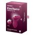 Satisfyer Exciterrr - rotējošs pērlīšu klitora vibrators (sarkans) 