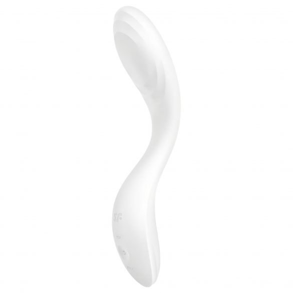 Satisfyer Rrrolling - akumulators, kustīga bumbiņa G-punkta vibrators (balts) 