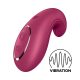 Satisfyer Dipping Delight - akumulatora klitora vibrators (sarkans) 