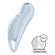 Satisfyer Pocket Pro 1 - akumulatora gaisa viļņu klitora stimulators (zils) 