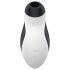 Satisfyer Orca - ūdensnecaurlaidīgs gaisa viļņu klitora stimulators (melns-balts) 