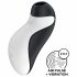 Satisfyer Orca - ūdensnecaurlaidīgs gaisa viļņu klitora stimulators (melns-balts) 