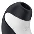 Satisfyer Orca - ūdensnecaurlaidīgs gaisa viļņu klitora stimulators (melns-balts) 