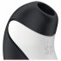 Satisfyer Orca - ūdensnecaurlaidīgs gaisa viļņu klitora stimulators (melns-balts) 