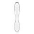 Satisfyer Dazzling Crystal 1 - 2 galu stikla dildo (caurspīdīgs) 