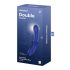 Satisfyer Double Crystal - 2 galu stikla dildo (zils) 