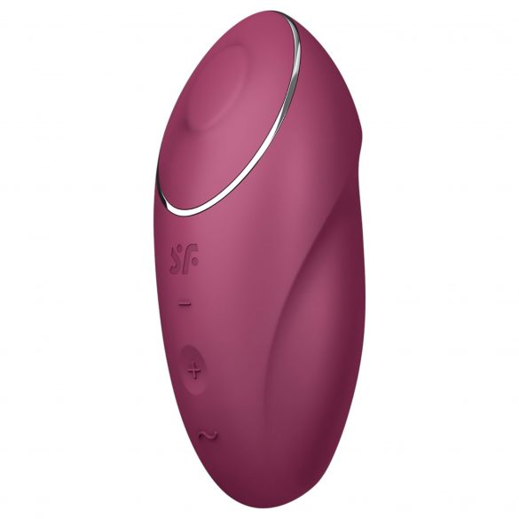 Satisfyer Tap & Climax 1 - 2 vienā vibrators un klitora stimulators (sarkans)