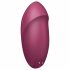 Satisfyer Tap & Climax 1 - 2 vienā vibrators un klitora stimulators (sarkans)