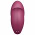 Satisfyer Tap & Climax 1 - 2 vienā vibrators un klitora stimulators (sarkans)