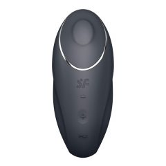   Satisfyer Tap & Climax 1 - 2 vienā vibrators un klitora stimulator (melns)