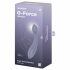 Satisfyer G-Force - akumulatora, ūdensizturīgais G-punkta vibrators (violets) 