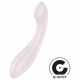 Satisfyer G-Force - akumulatora, ūdensnecaurlaidīgs G-punkta vibrators (bēšs) 