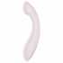 Satisfyer G-Force - akumulatora, ūdensnecaurlaidīgs G-punkta vibrators (bēšs) 