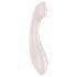 Satisfyer G-Force - akumulatora, ūdensnecaurlaidīgs G-punkta vibrators (bēšs) 