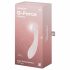 Satisfyer G-Force - akumulatora, ūdensnecaurlaidīgs G-punkta vibrators (bēšs) 