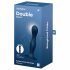 Satisfyer Double Ball-R - piesūcekņa svara dildo (tumši zils) 