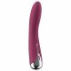 Satisfyer Spinning Vibe 1 - ar galvu rotējošs G-punkta vibrators (sarkans) 