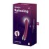 Satisfyer Spinning Vibe 1 - ar galvu rotējošs G-punkta vibrators (sarkans) 