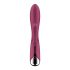 Satisfyer Spinning Rabbit 1 - rotējošs klitora vibrators ar rokturi (sarkans) 