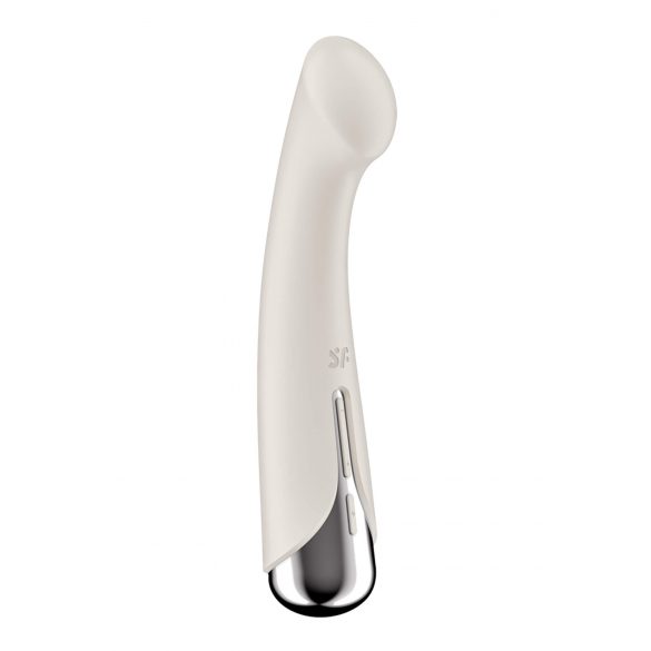 Satisfyer Spinning G-Spot 1 - rotējoša galvas G-punkta vibrators (bēšs) 