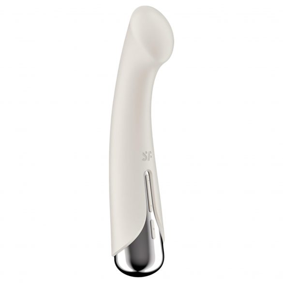 Satisfyer Spinning G-Spot 1 - rotējoša galvas G-punkta vibrators (bēšs) 