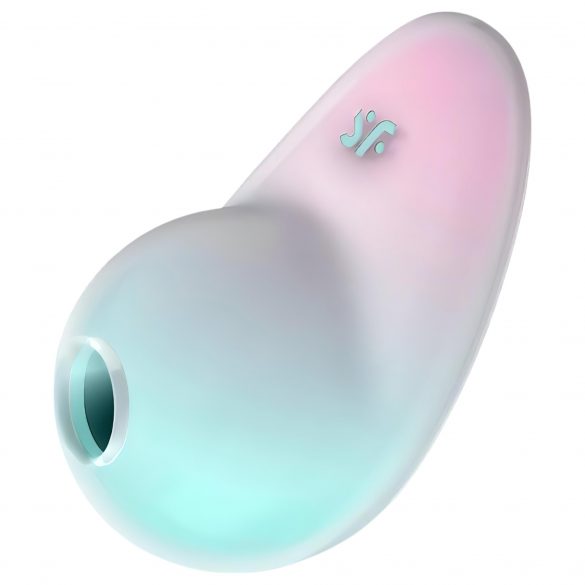 Satisfyer Pixie Dust - akumulatora gaisa vilņu klitora stimulators (piparmētra-rozā) 