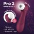 Satisfyer Pro 2 Gen3 - inteliģentā gaisa viļņu klitora stimulators (burgundietis) 