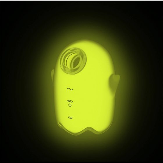 Satisfyer Glowing Ghost - spīdīgs gaisa viļņu klitoru stimulator (dzeltens)