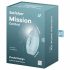 Satisfyer Mission Control - uzlādējams gaisa viļņu klitora stimulators (zils) 