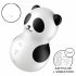 Satisfyer Pocket Panda - gaisa viļņu klitora stimulators (melns)