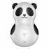 Satisfyer Pocket Panda - gaisa viļņu klitora stimulators (melns)