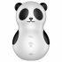 Satisfyer Pocket Panda - gaisa viļņu klitora stimulators (melns)