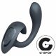 Satisfyer G for Goddess 1 - klitora un G-punkta vibrators (pelēks) 