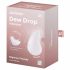 Satisfyer Dew Drop - uzlādējams, ūdensizturīgs klitora vibrators (balts) 