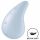 Satisfyer Dew Drop - akumulatora, ūdensizturīgs klitoru vibrators (zils) 