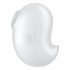 Satisfyer Cutie Ghost - akumulatora, gaisa viļņu klitora stimulators (balts) 